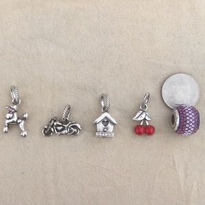 5 Brighton Charms and Necklace